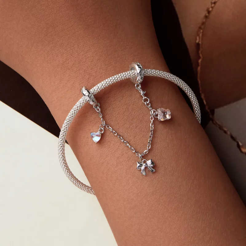 (afbeelding voor) PANDORA Stijl Ballet Veiligheidsketting met Strik - SCC2762 - Bekijken 6