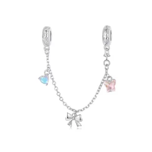 (afbeelding voor) PANDORA Stijl Ballet Veiligheidsketting met Strik - SCC2762