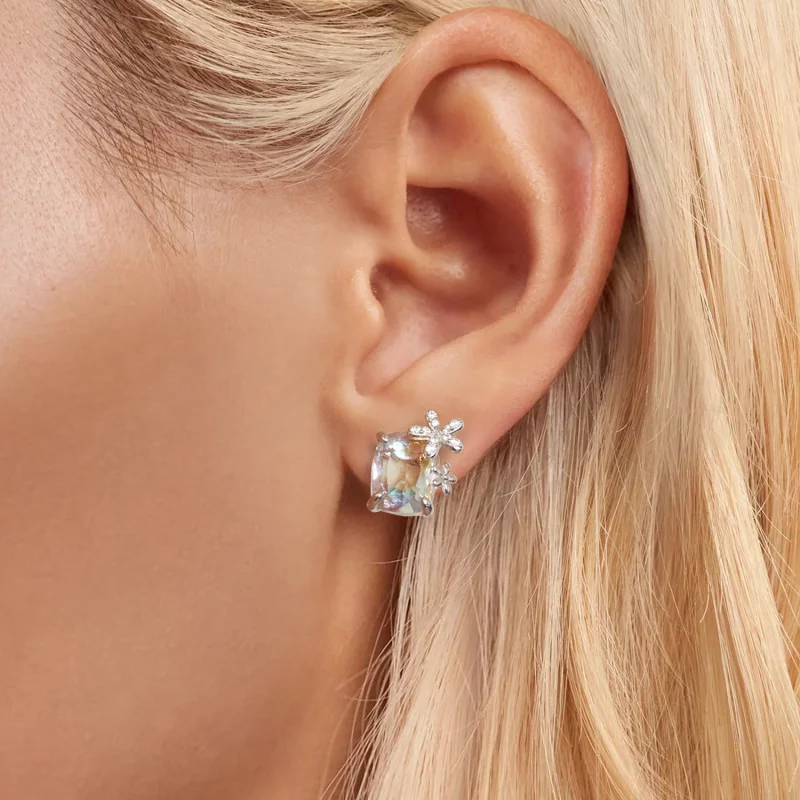 (afbeelding voor) PANDORA Stijl Fantasy Flower Hoofdsteen Oorbellen - SCE1724 - Bekijken 5
