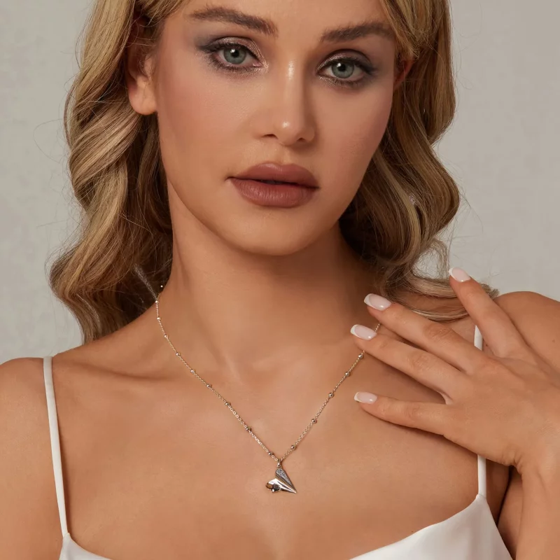 (afbeelding voor) PANDORA Stijl Vliegtuig Zwarte Kleur Ketting - SCN516 - Bekijken 6