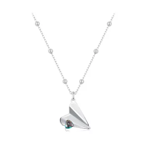 PANDORA Stijl Vliegtuig Zwarte Kleur Ketting - SCN516 (afbeelding voor) PANDORA Stijl Vliegtuig Zwarte Kleur Ketting - SCN516