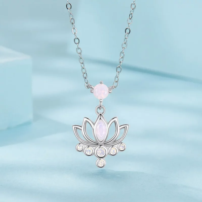 (afbeelding voor) PANDORA Stijl Lotus Ketting - SCN520 - Bekijken 3
