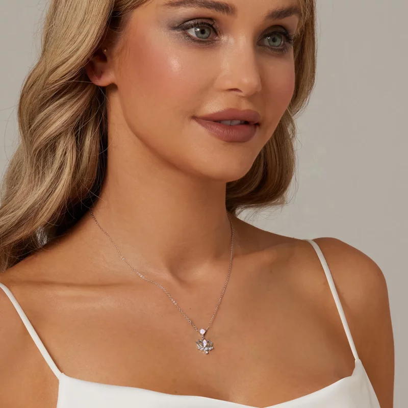 (afbeelding voor) PANDORA Stijl Lotus Ketting - SCN520 - Bekijken 6