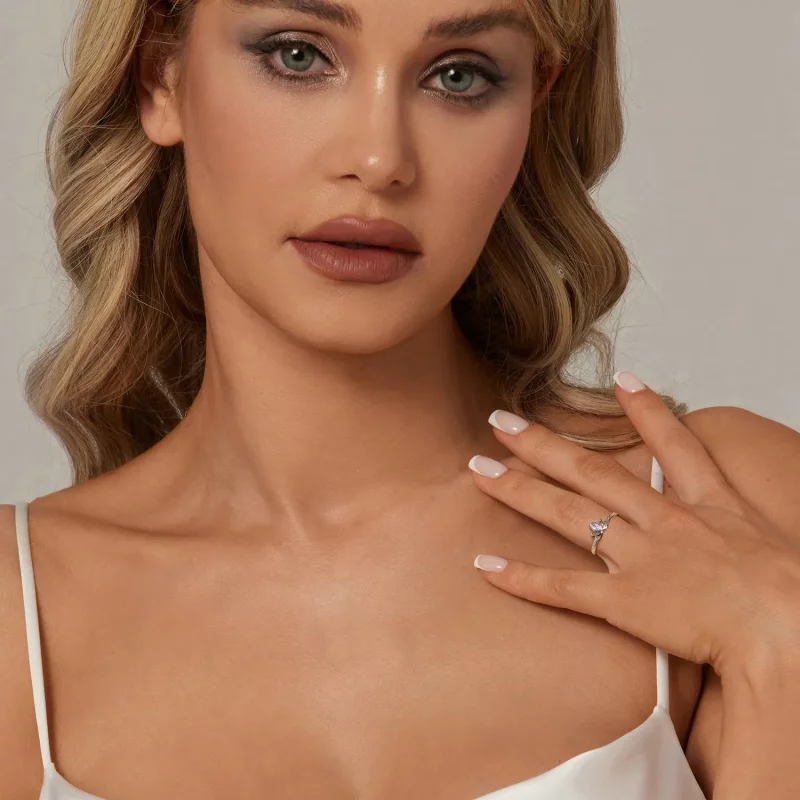 (afbeelding voor) PANDORA Stijl Lotus Open Ring - SCR1020-E - Bekijken 7
