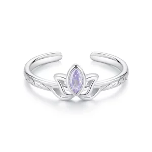(afbeelding voor) PANDORA Stijl Lotus Open Ring - SCR1020-E