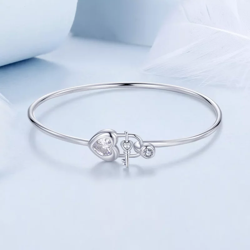 (afbeelding voor) PANDORA Stijl Hartvormige Verstrengelde Armband - BSB170 - Bekijken 3
