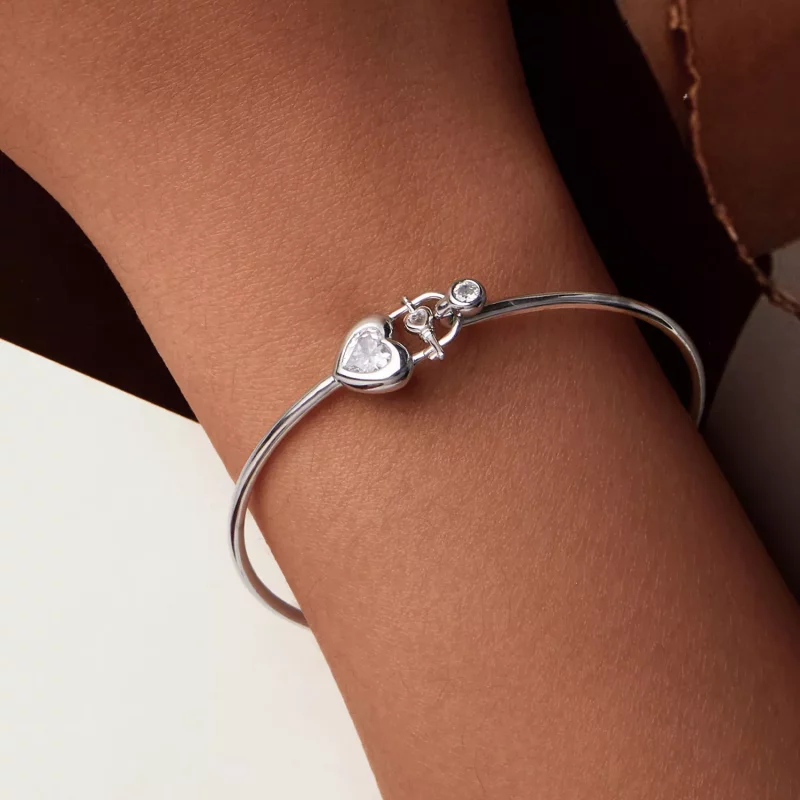 (afbeelding voor) PANDORA Stijl Hartvormige Verstrengelde Armband - BSB170 - Bekijken 7