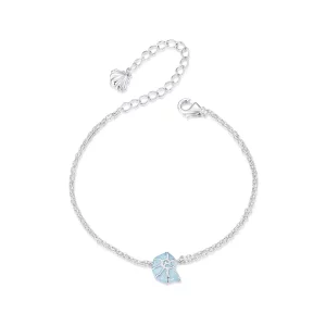 PANDORA Stijl Blauwe Schelp Armband - BSB176 (afbeelding voor) PANDORA Stijl Blauwe Schelp Armband - BSB176