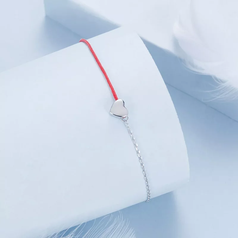 (afbeelding voor) PANDORA Stijl Love rode koord armband - BSB180 - Bekijken 2