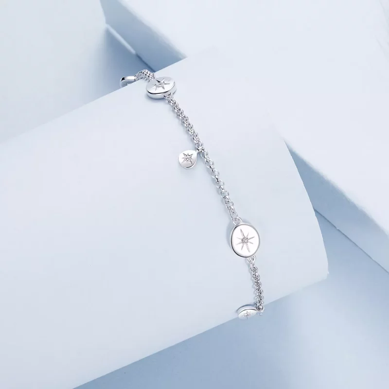 (afbeelding voor) PANDORA Stijl Ster Franje Armband - BSB182 - Bekijken 2