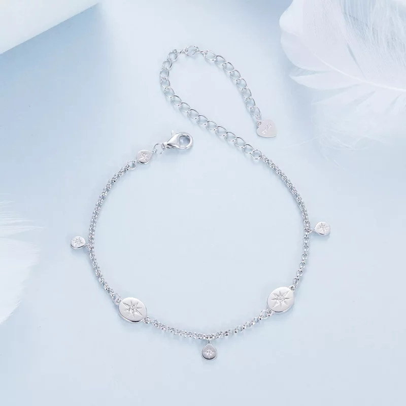 (afbeelding voor) PANDORA Stijl Ster Franje Armband - BSB182 - Bekijken 3
