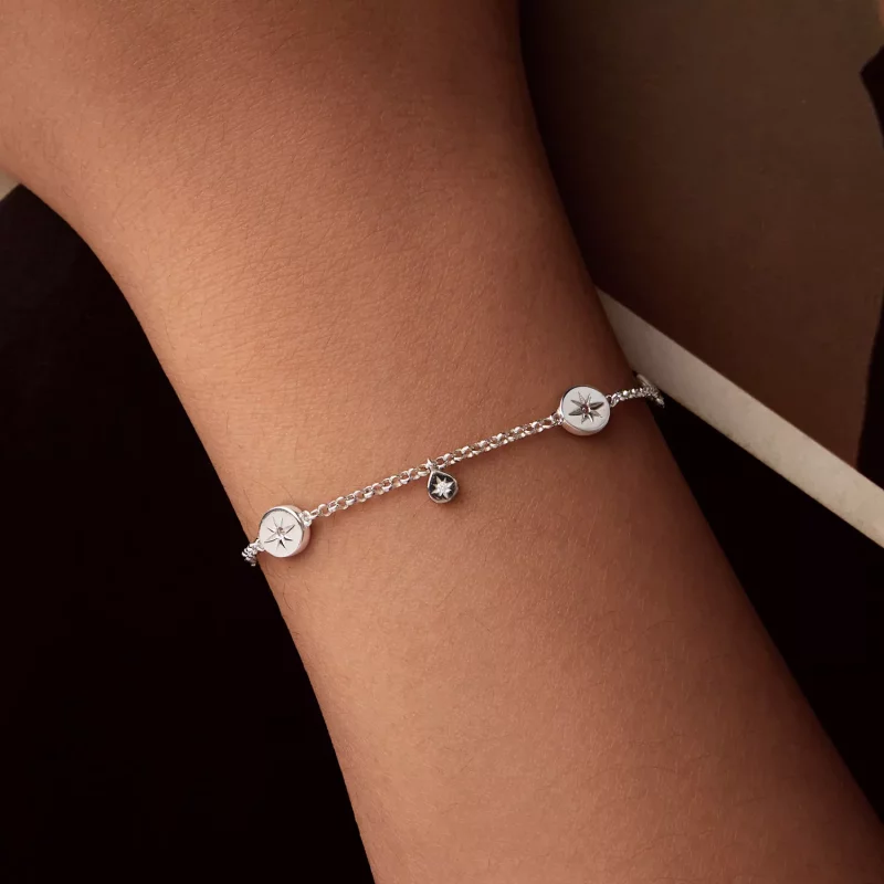 (afbeelding voor) PANDORA Stijl Ster Franje Armband - BSB182 - Bekijken 8