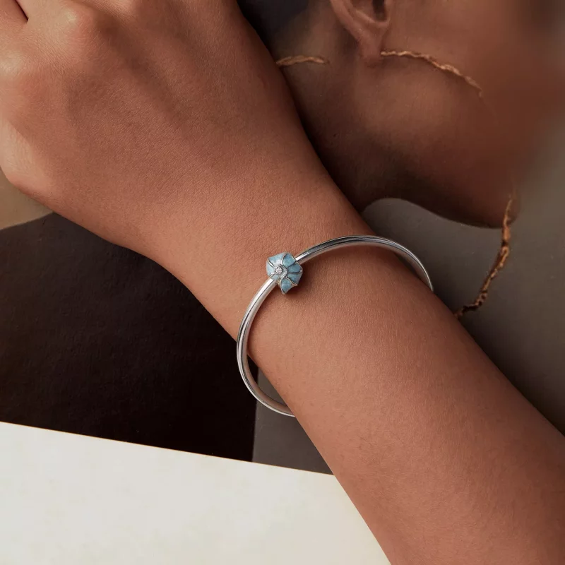 (afbeelding voor) PANDORA Stijl Blauwe schelp charm - BSC1018 - Bekijken 6