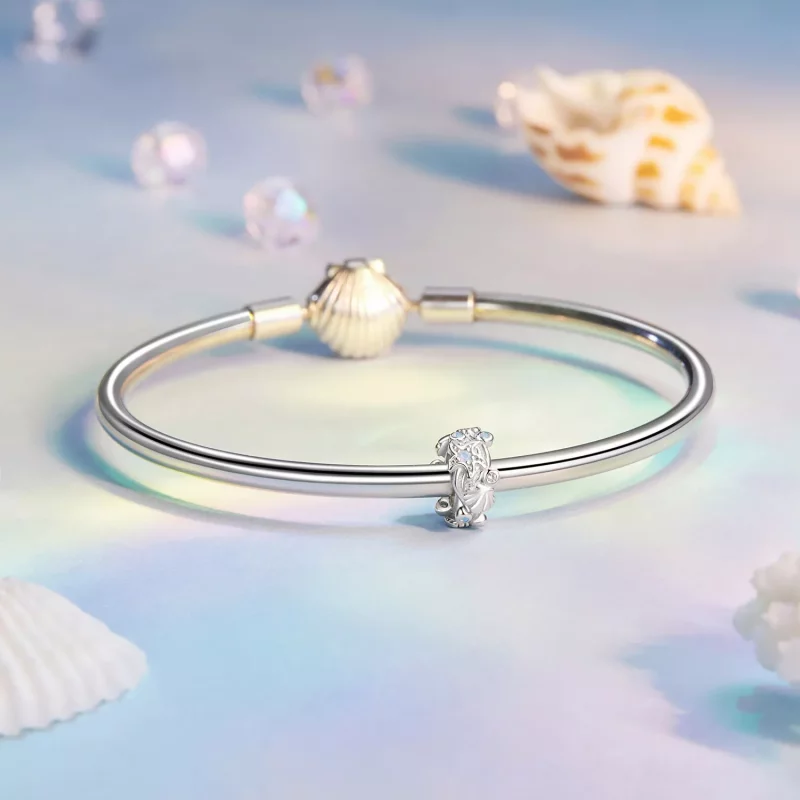 (afbeelding voor) PANDORA Stijl Blauwe Oceaan Siliconen Afstandhouder charm - BSC1019 - Bekijken 5