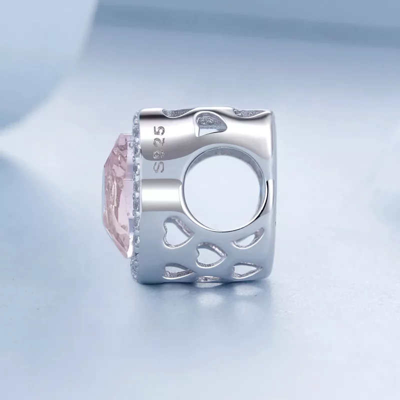 (afbeelding voor) PANDORA Stijl Roze Kat charm - BSC1020 - Bekijken 3