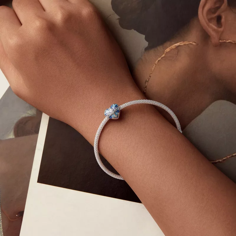 (afbeelding voor) PANDORA Stijl Hartvormig kruis charm - BSC1024 - Bekijken 6