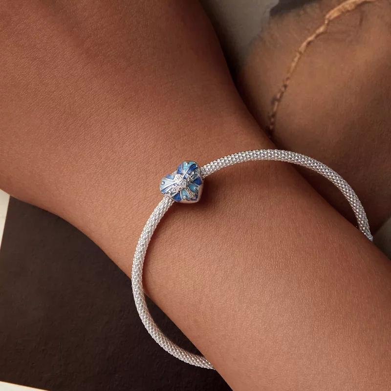 (afbeelding voor) PANDORA Stijl Hartvormig kruis charm - BSC1024 - Bekijken 7