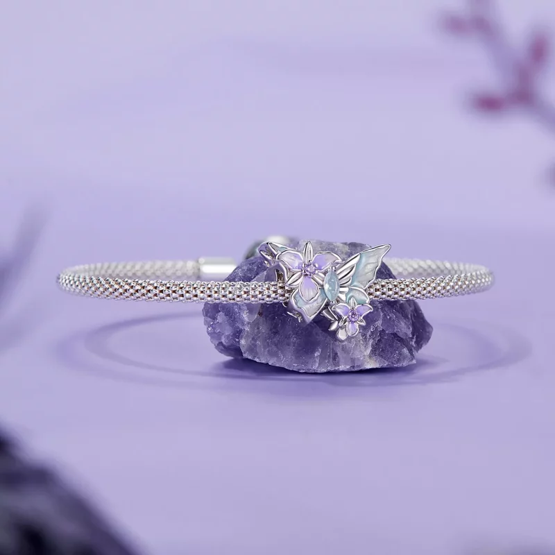 (afbeelding voor) PANDORA Stijl Vlinder Iris charm - BSC1030 - Bekijken 5