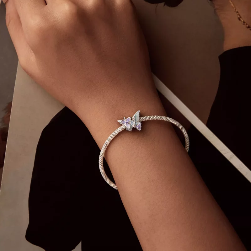 (afbeelding voor) PANDORA Stijl Vlinder Iris charm - BSC1030 - Bekijken 6