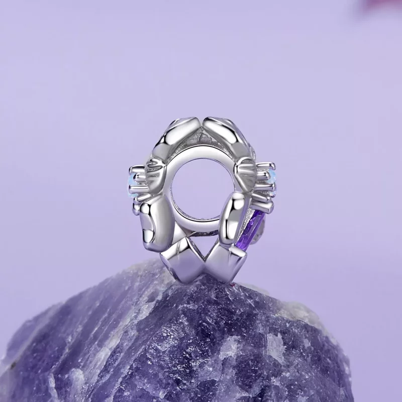 (afbeelding voor) PANDORA Stijl Romantische Iris charm - BSC1031 - Bekijken 3