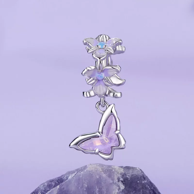 (afbeelding voor) PANDORA Stijl Vlinder Iris Pendant - BSC1033 - Bekijken 2
