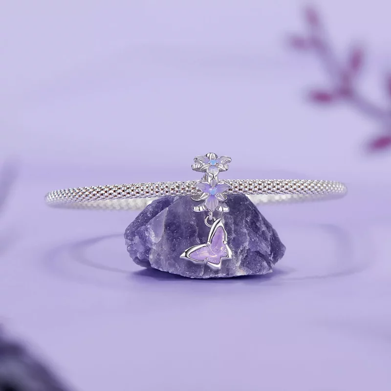 (afbeelding voor) PANDORA Stijl Vlinder Iris Pendant - BSC1033 - Bekijken 4