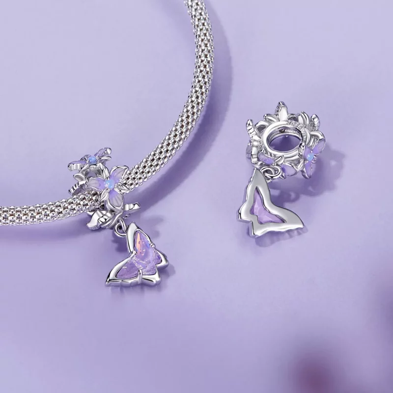 (afbeelding voor) PANDORA Stijl Vlinder Iris Pendant - BSC1033 - Bekijken 5