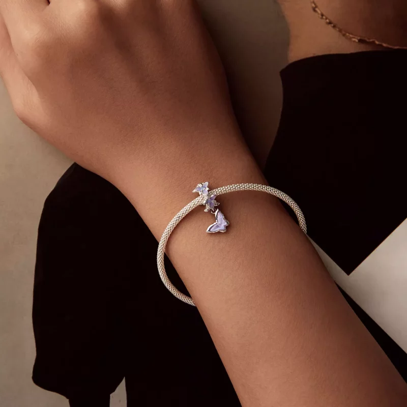 (afbeelding voor) PANDORA Stijl Vlinder Iris Pendant - BSC1033 - Bekijken 6