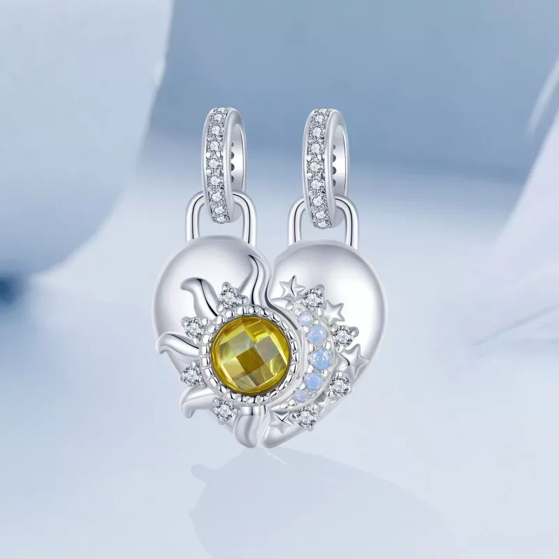 (afbeelding voor) PANDORA Stijl Zon en Maan Liefdes Hanger - BSC1034 - Bekijken 2