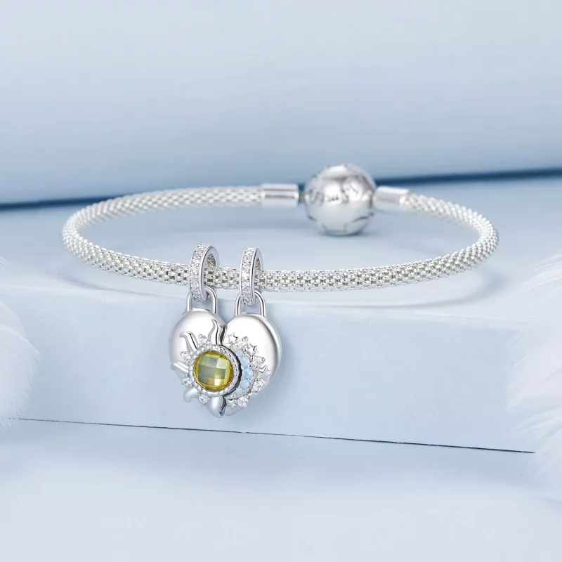 (afbeelding voor) PANDORA Stijl Zon en Maan Liefdes Hanger - BSC1034 - Bekijken 9