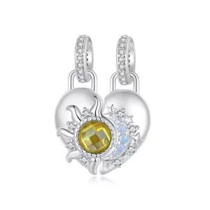 PANDORA Stijl Zon en Maan Liefdes Hanger - BSC1034 (afbeelding voor) PANDORA Stijl Zon en Maan Liefdes Hanger - BSC1034