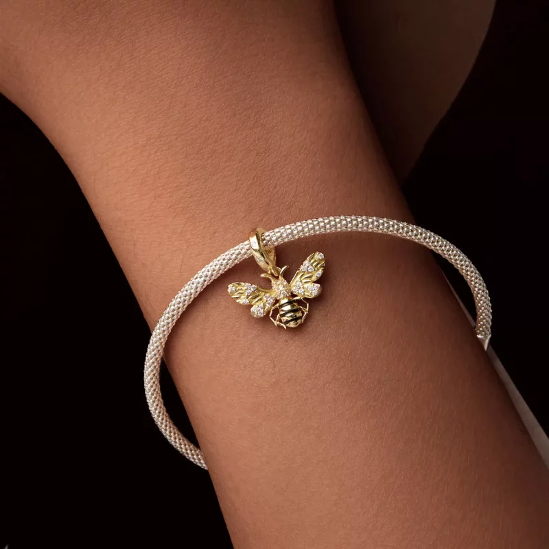 (afbeelding voor) PANDORA Stijl Bij Hanger - BSC1035 - Bekijken 6