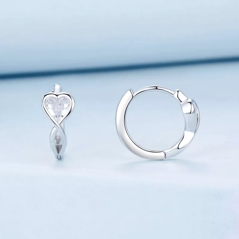 (afbeelding voor) PANDORA Stijl Love Infinity Oorbellen - BSE1004 - Bekijken 2