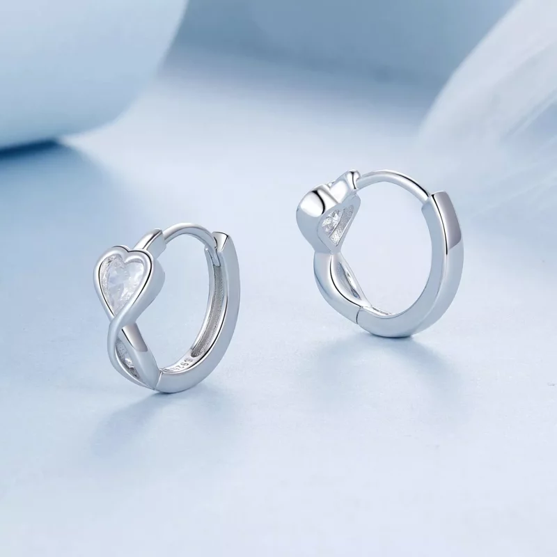 (afbeelding voor) PANDORA Stijl Love Infinity Oorbellen - BSE1004 - Bekijken 3