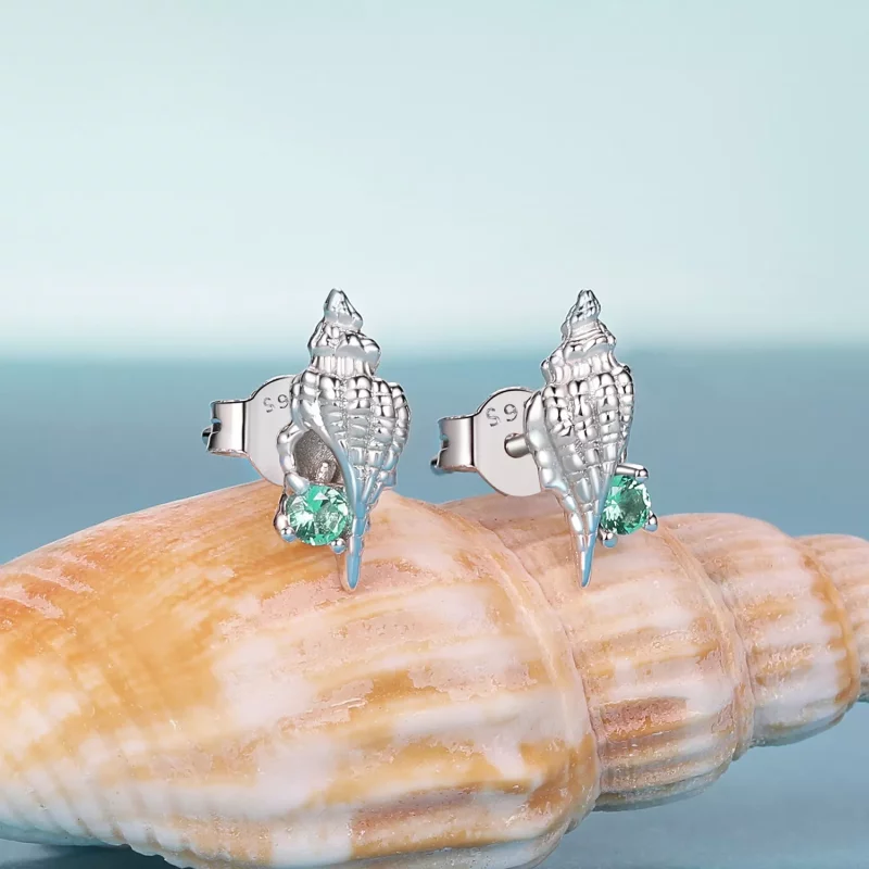 (afbeelding voor) PANDORA Stijl Conch oorbellen - BSE1010 - Bekijken 2