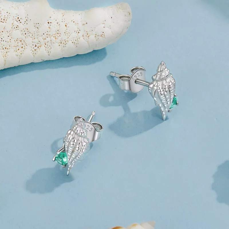 (afbeelding voor) PANDORA Stijl Conch oorbellen - BSE1010 - Bekijken 3
