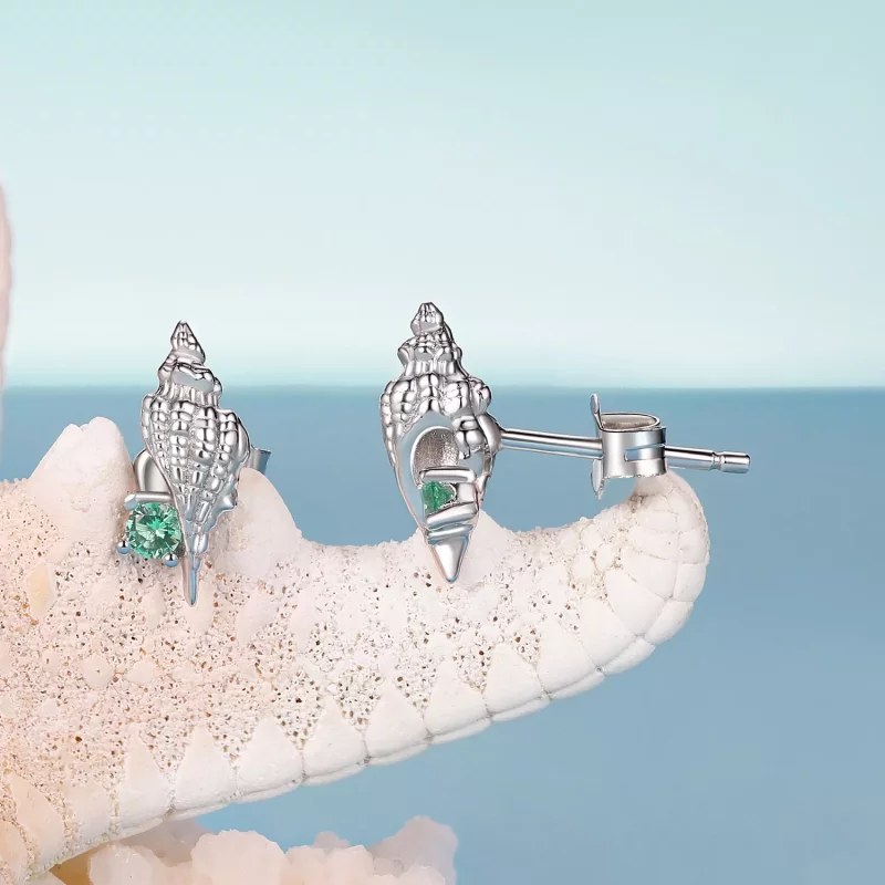 (afbeelding voor) PANDORA Stijl Conch oorbellen - BSE1010 - Bekijken 4
