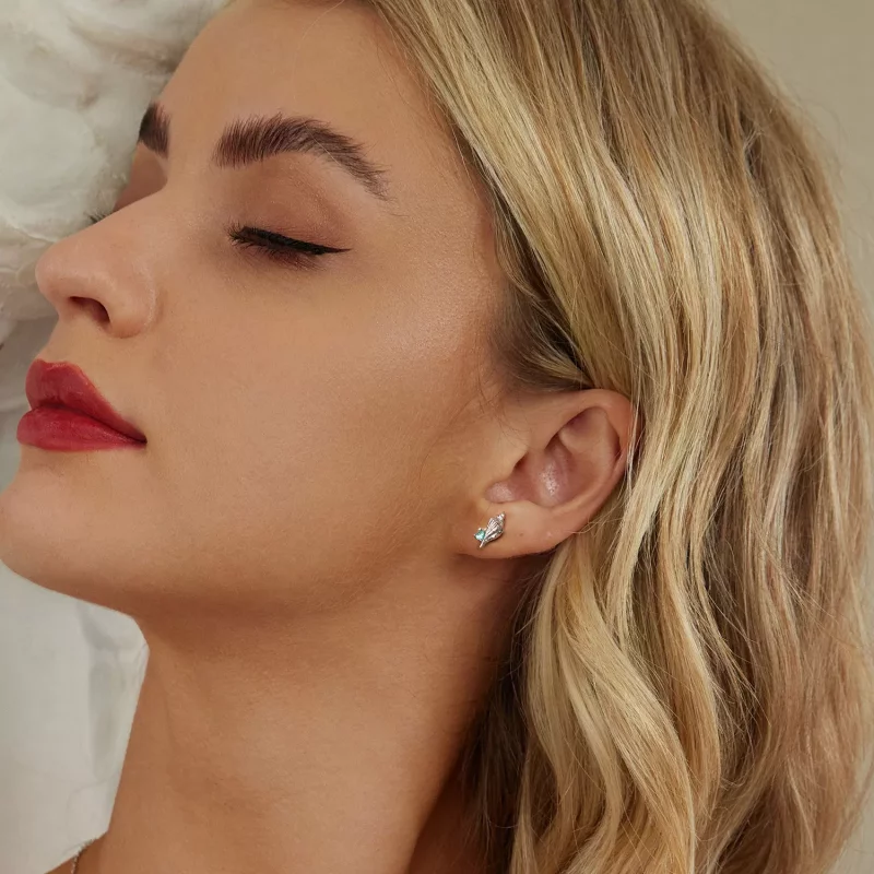 (afbeelding voor) PANDORA Stijl Conch oorbellen - BSE1010 - Bekijken 8
