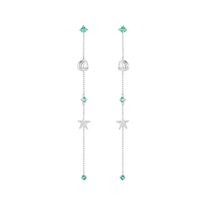 PANDORA Stijl Blauwe Oceaan Oorbellen - BSE1013 (afbeelding voor) PANDORA Stijl Blauwe Oceaan Oorbellen - BSE1013