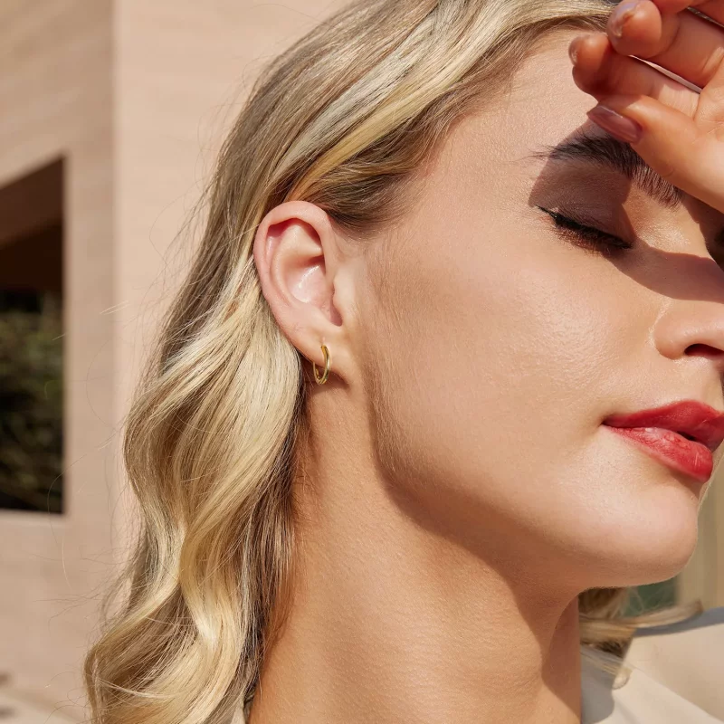(afbeelding voor) PANDORA Stijl Ovale oorbellen - BSE1015-B - Bekijken 8