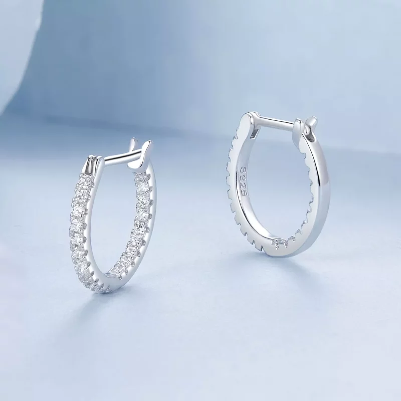 (afbeelding voor) PANDORA-stijl Shining oorbellen - BSE1023 - Bekijken 3