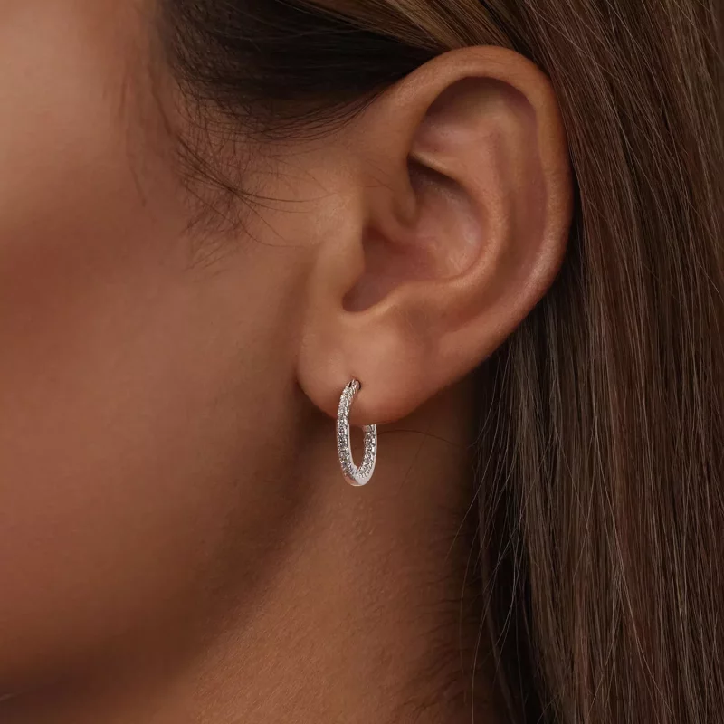(afbeelding voor) PANDORA-stijl Shining oorbellen - BSE1023 - Bekijken 6