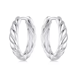 PANDORA Stijl Metalen twist oorbellen - BSE1024-M (afbeelding voor) PANDORA Stijl Metalen twist oorbellen - BSE1024-M