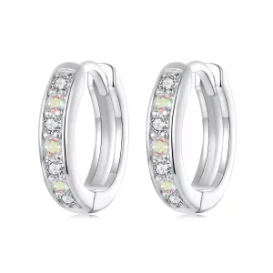 PANDORA-stijl Kleurrijke zirkonium oorbellen - BSE1033 (afbeelding voor) PANDORA-stijl Kleurrijke zirkonium oorbellen - BSE1033