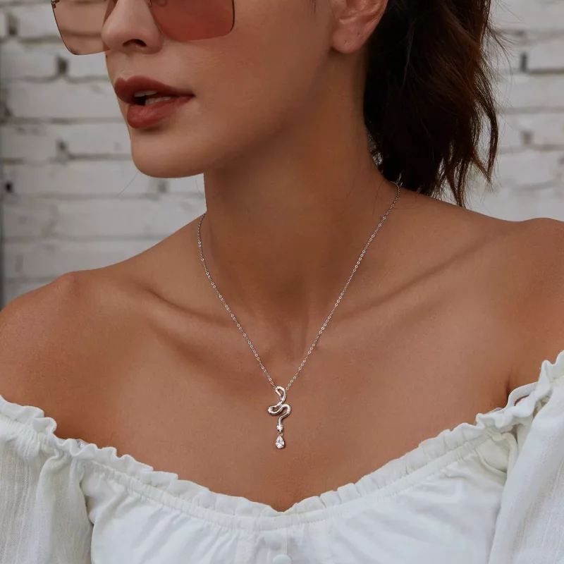 (afbeelding voor) PANDORA Stijl Slangenketting - BSN385 - Bekijken 6