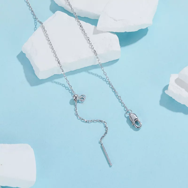 (afbeelding voor) PANDORA-stijl Turkoois ketting - BSN388 - Bekijken 4