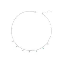(afbeelding voor) PANDORA-stijl Turkoois ketting - BSN388