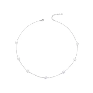(afbeelding voor) PANDORA-stijl Gypsophila Ketting - BSN389