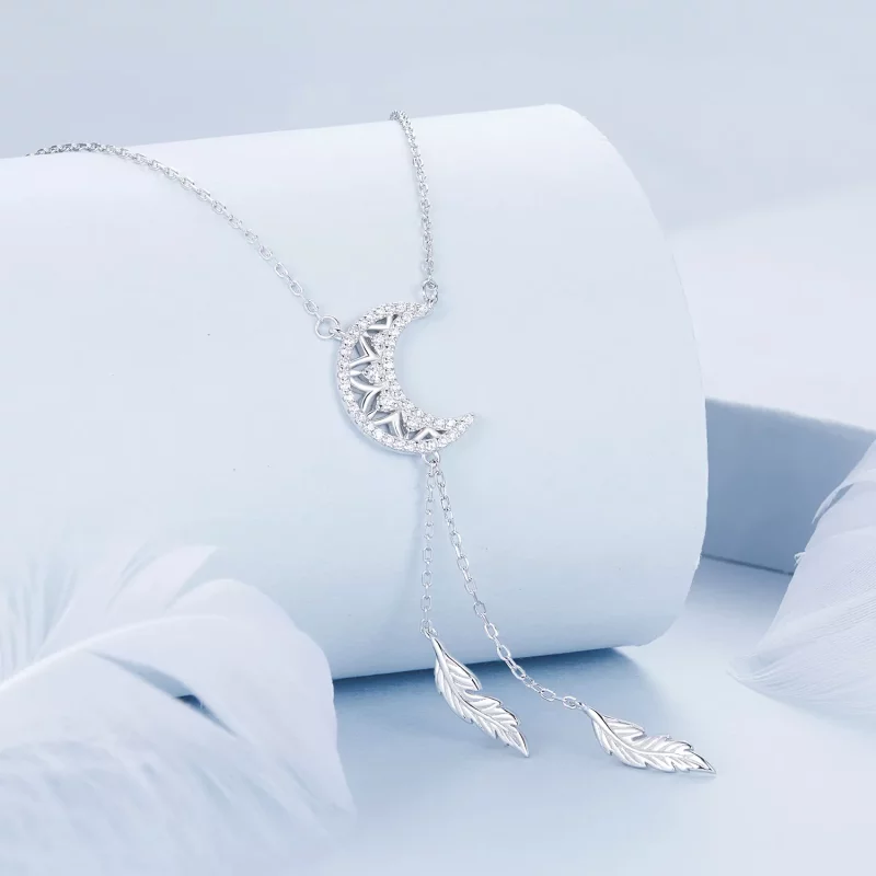 (afbeelding voor) PANDORA Stijl Maan Dreamcatcher Ketting - BSN390 - Bekijken 2