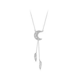 PANDORA Stijl Maan Dreamcatcher Ketting - BSN390 (afbeelding voor) PANDORA Stijl Maan Dreamcatcher Ketting - BSN390